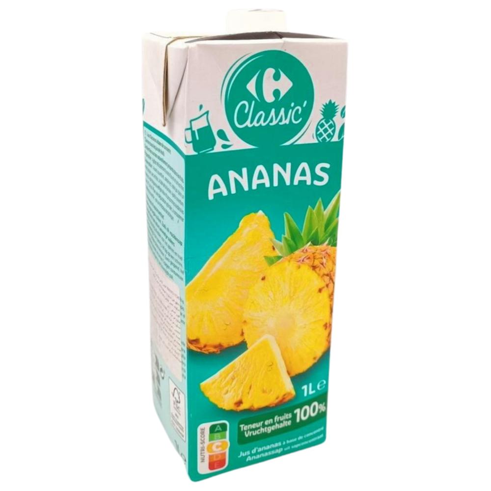 Jus d'ananas Carrefour Classic 1L.