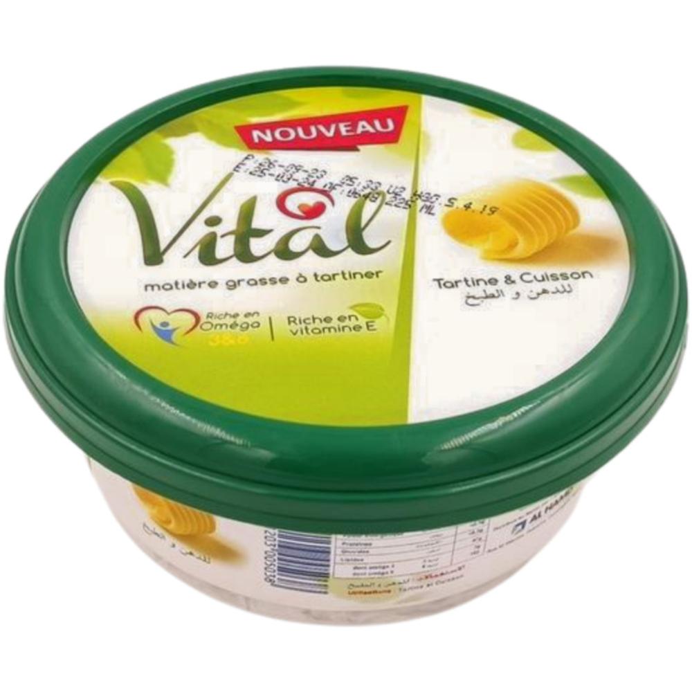 Margarine Barquette Ronde Vital 225g.