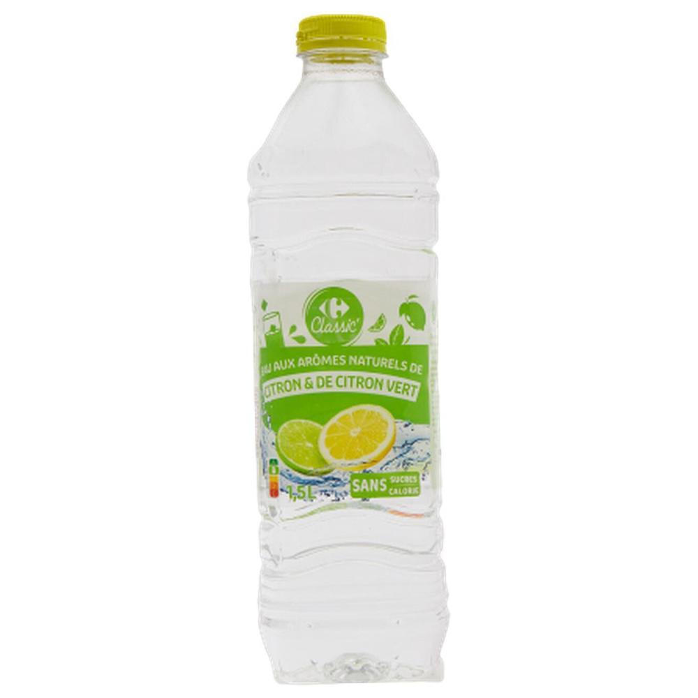 [411103] Eau Aromatisée Citron Vert Carrefour 1.5L