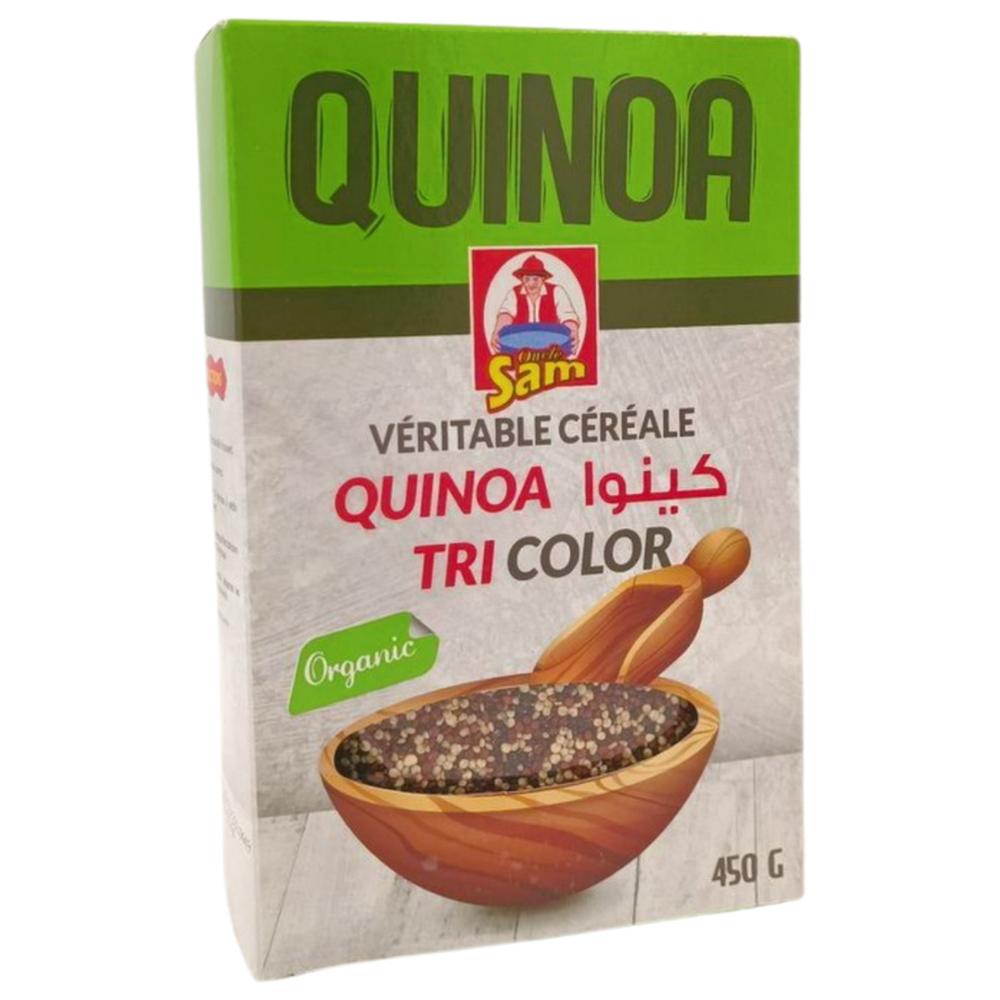 Céréale Tricolore Oncle Sam Quinoa 450g.