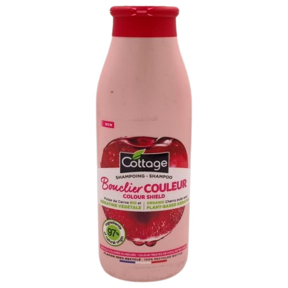 [705262] Shampoing Bouclier Couleur - Pulpe de Cerise Bio et Kératine Végétale - Cottage 250ml.