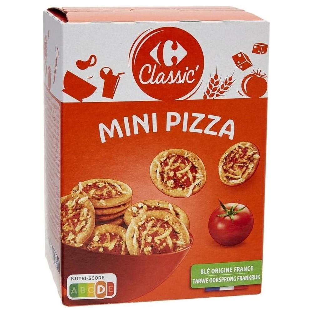 [531027] Biscuits Apéritifs Crackers Pizza Carrefour Classic 85g