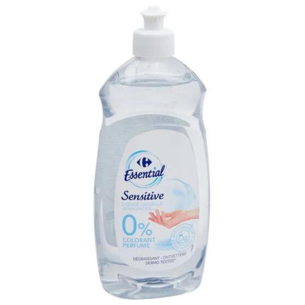 Liquide Vaisselle Sensitive 0% Carrefour Essential 500ml