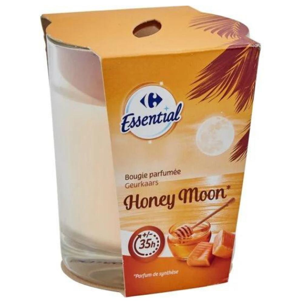 [415921] Désodorisant Bougie Parfumée Honey Moon Carrefour Essentiel 1 unité