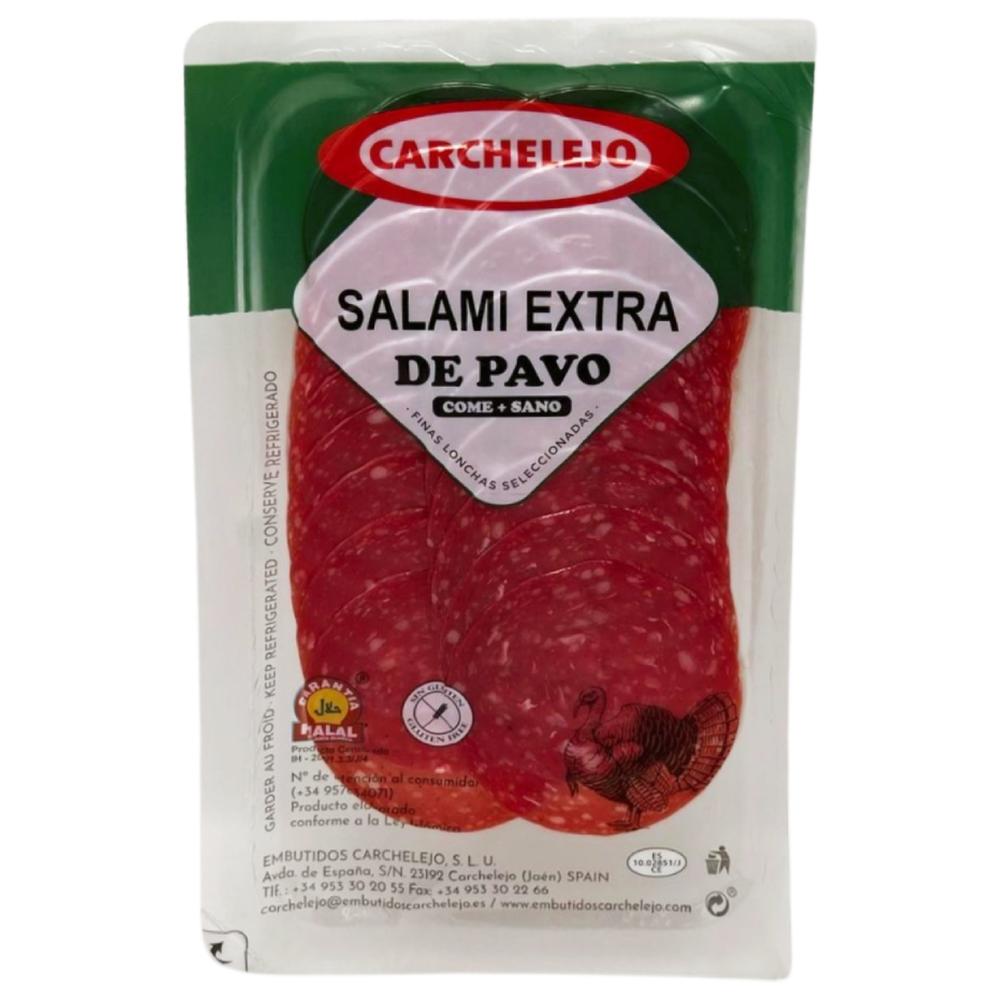 [694925] Salami de Dinde en Tranches Halal Carchelejo 80g.