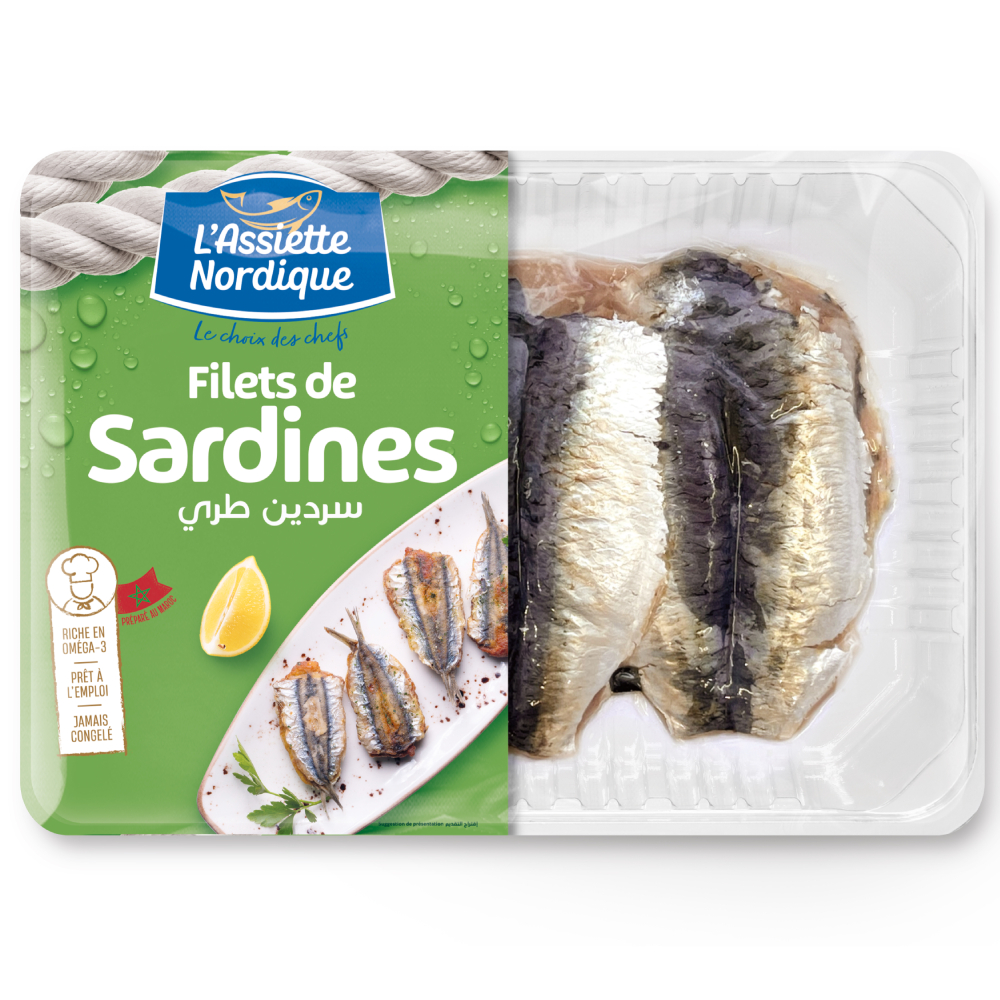 [638712] Filet de Sardines L'Assiette Nordique 250g.