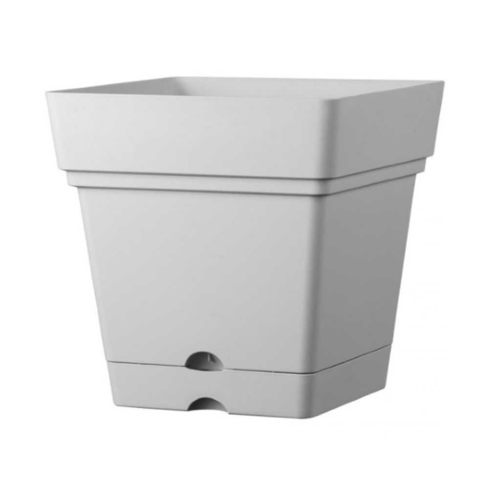 Pot Toscane Carré Gris Anthracite 17,4 cm 3,4 L