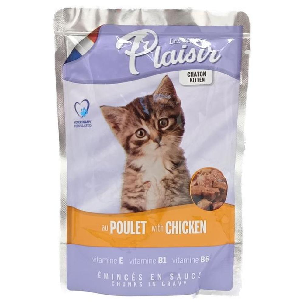 Pochons Repas Chaton Poulet Plaisir 100g
