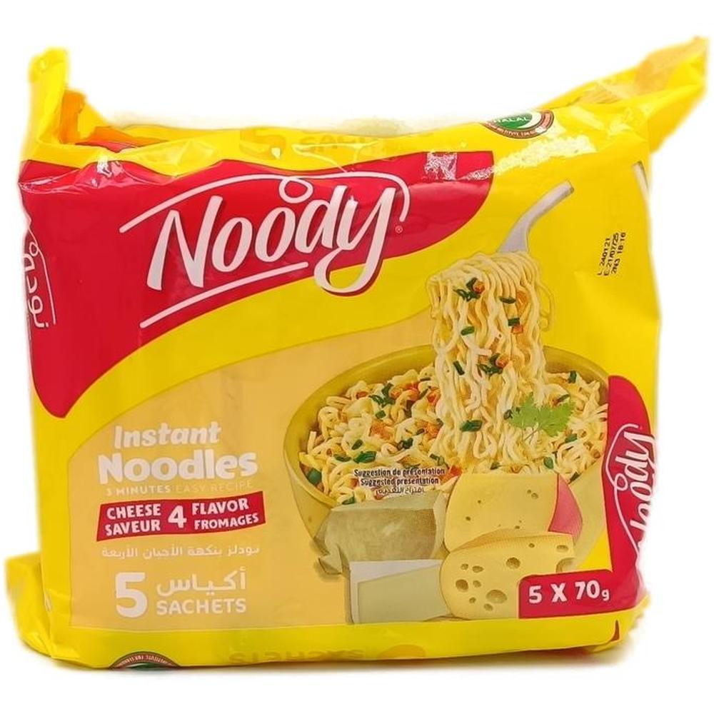 Lot Nouilles Fromage Noody 5x70g.