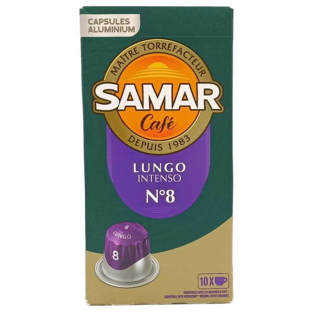 Café en Capsules Alum Lungo Intenso N°8 Samar 10 Capsules
