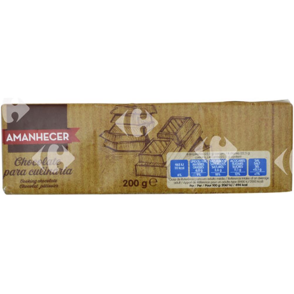 [653634] Chocolat Pâtissier Amanhecer 200g