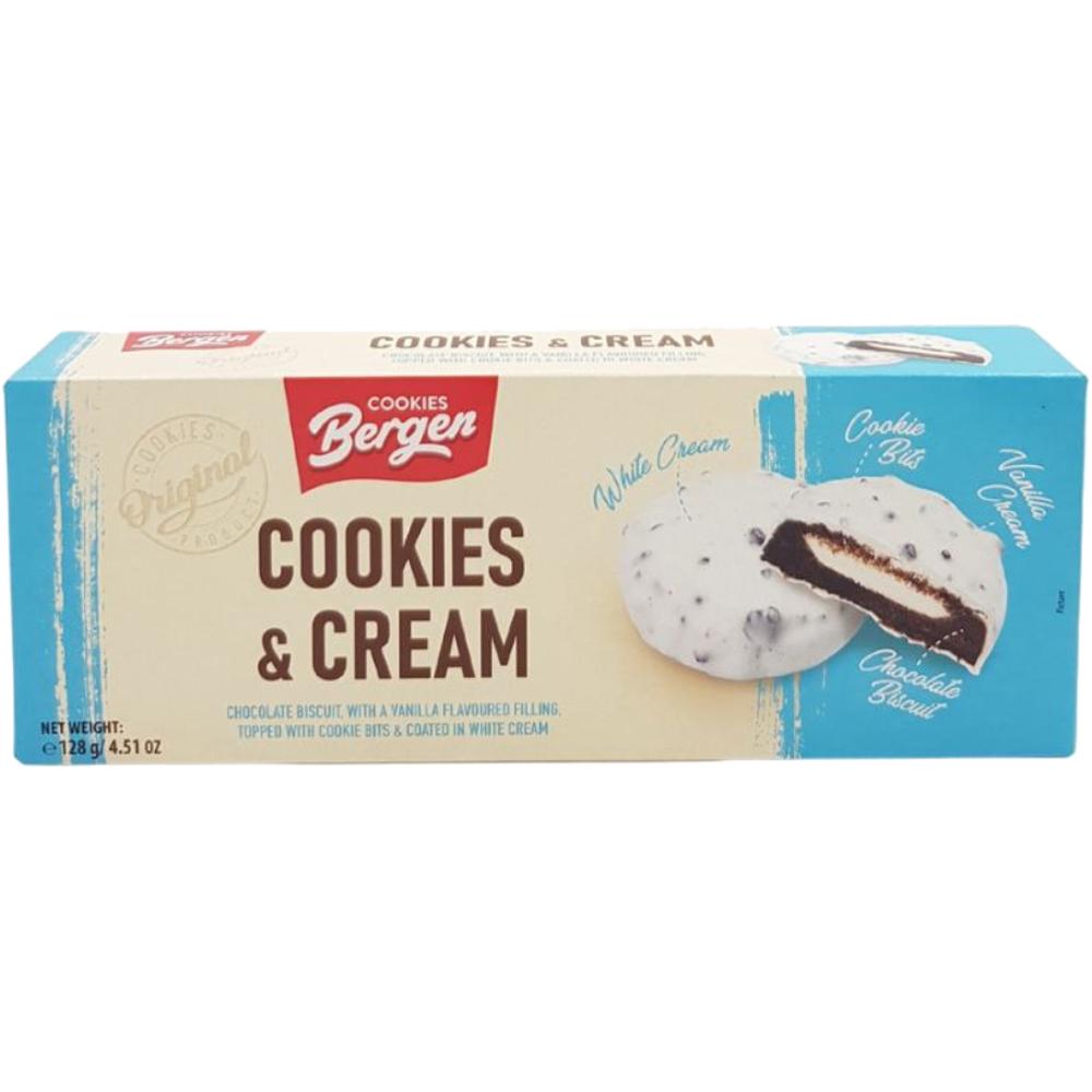 Biscuits Cookies et Cream Bergen 128g