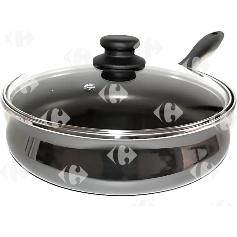 [656425] Sauteuse avec Couvercle Authentique Crystal 26cm.