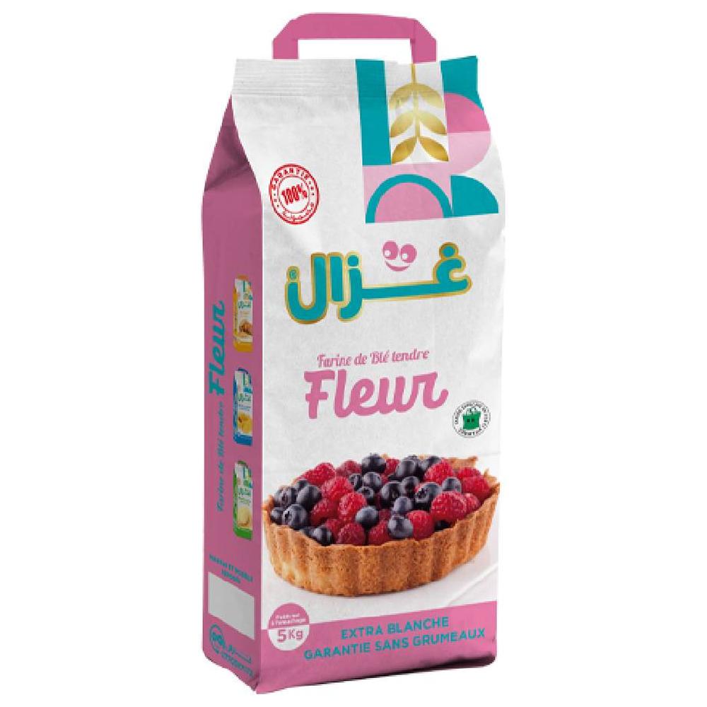 Farine Fleur de Blé Tendre Kraft Ghazal 5kg