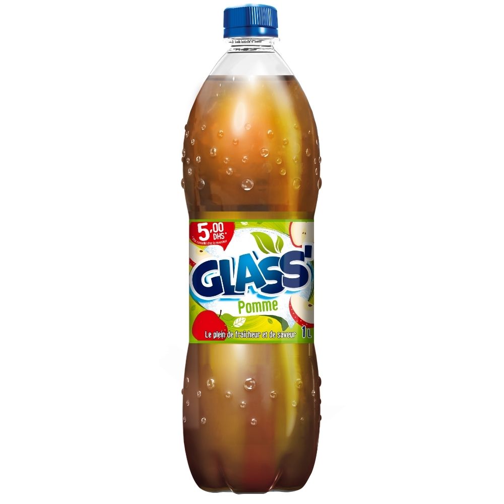 Boisson Gazeuse Pomme Glass Pet 1L