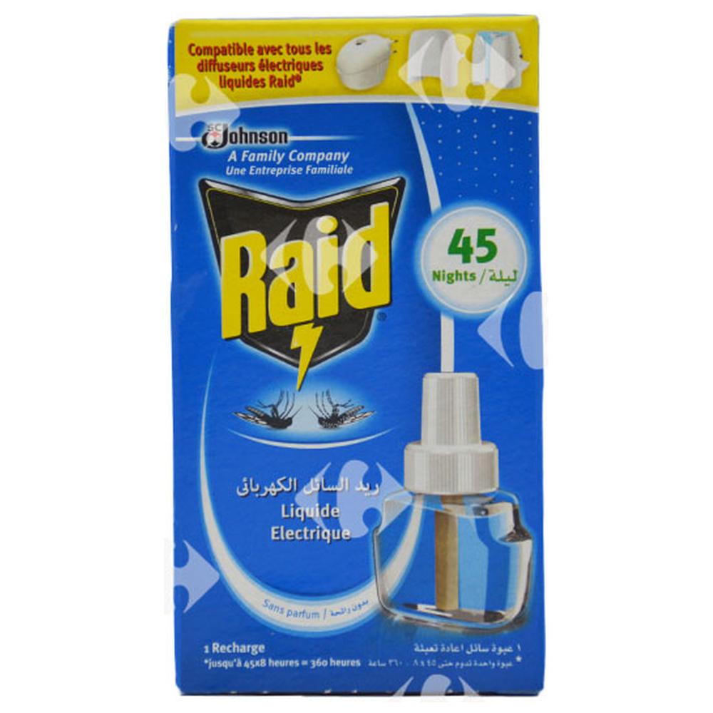 [6000] Recharge Liquide pour Insecticide Raid 45 Nuits