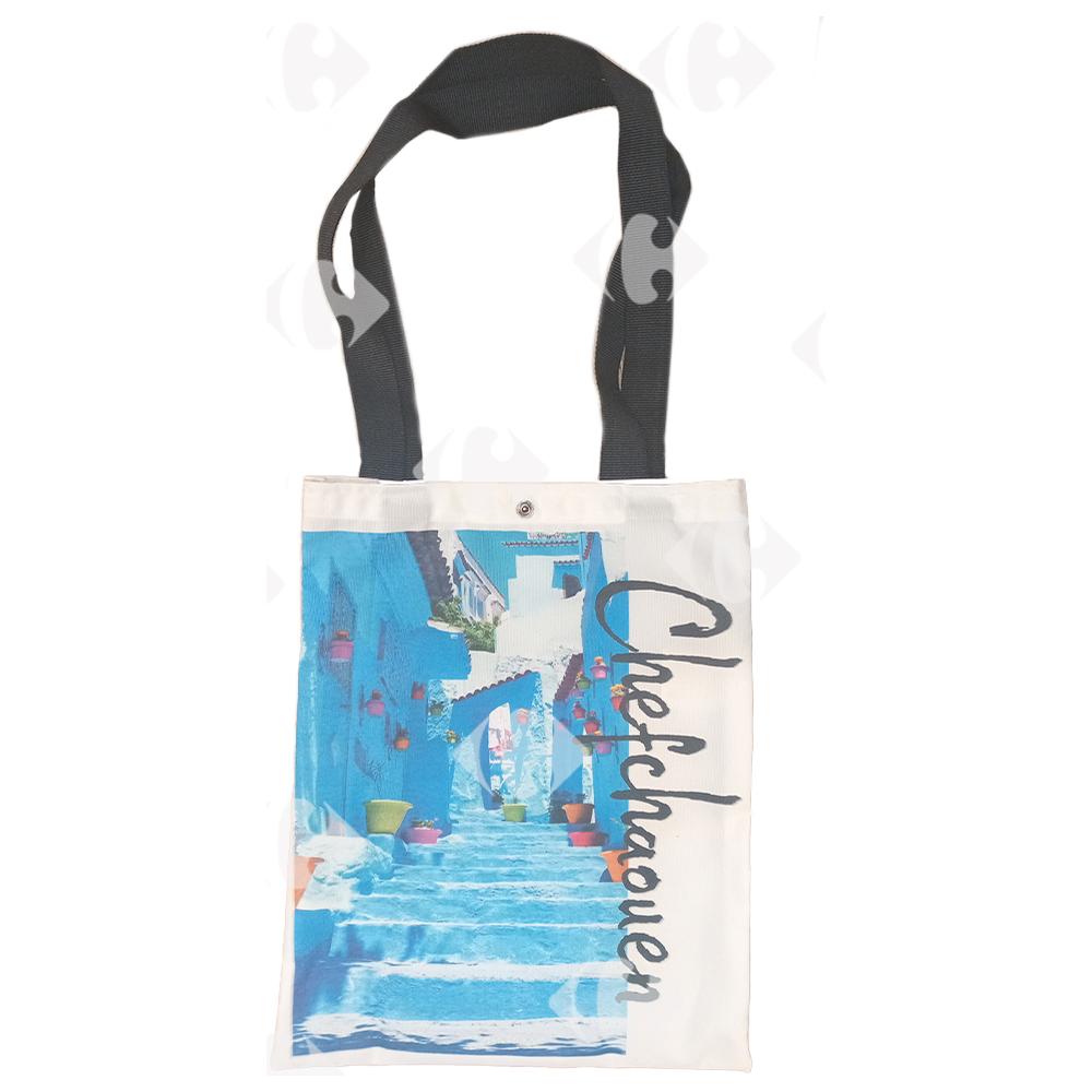Tote bag - Sac tissu ville Chefchaouen 38x32cm