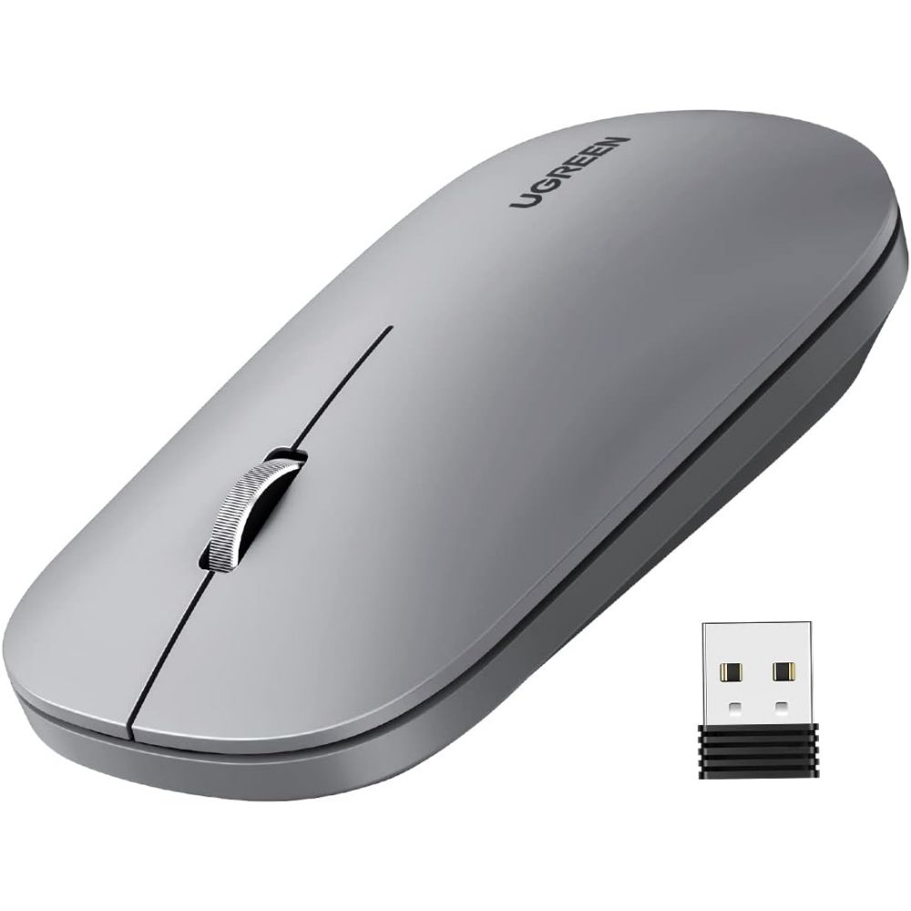 [736467] Souris sans Fil Ugreen gris clair