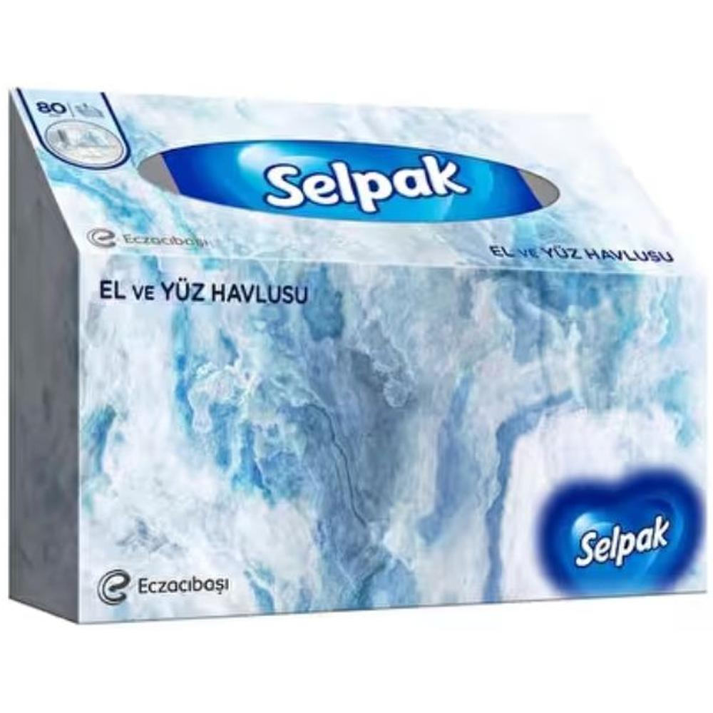 [726793] Boîte de Mouchoirs 3 Plis Selpak 80 unités