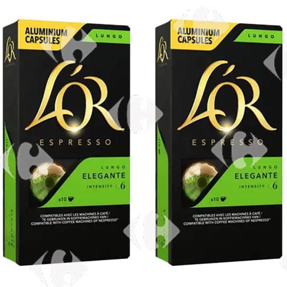 Lot 2 Capsules Café L'Or N°6 2ème à moitié prix