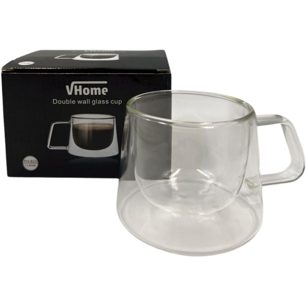 Tasse à Café Double Paroi Design 200ml.