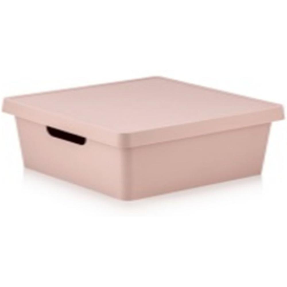[694350] Boîte de Rangement Carrée en Plastique