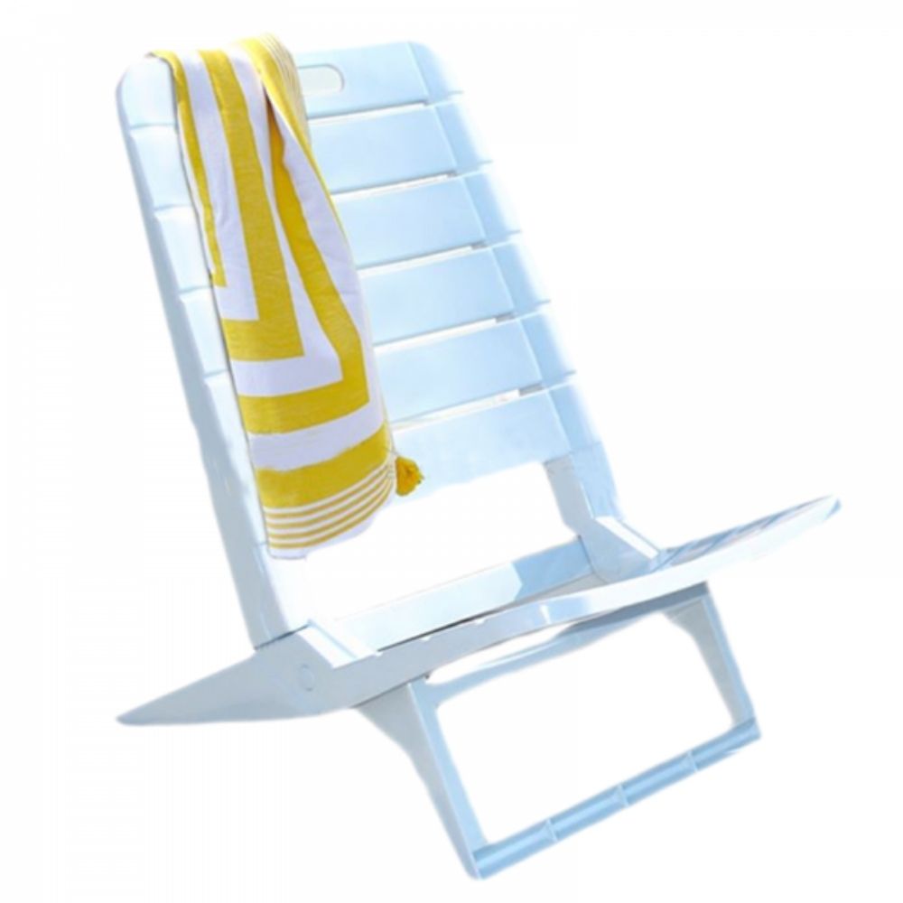[727693] Chaise en Plastique Pliante Maracana Blanc Sotufab Plastique