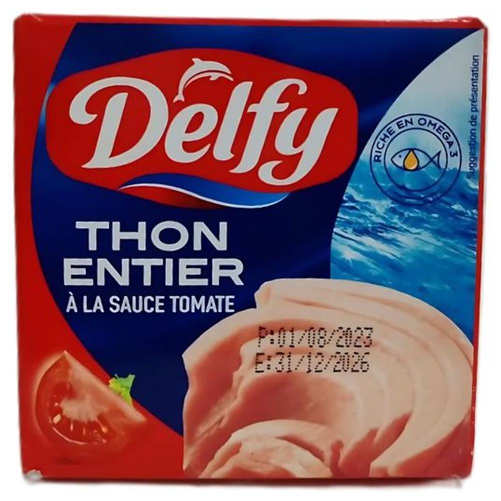 [721405] Thon Entier à la Sauce Tomate Delfy 85g
