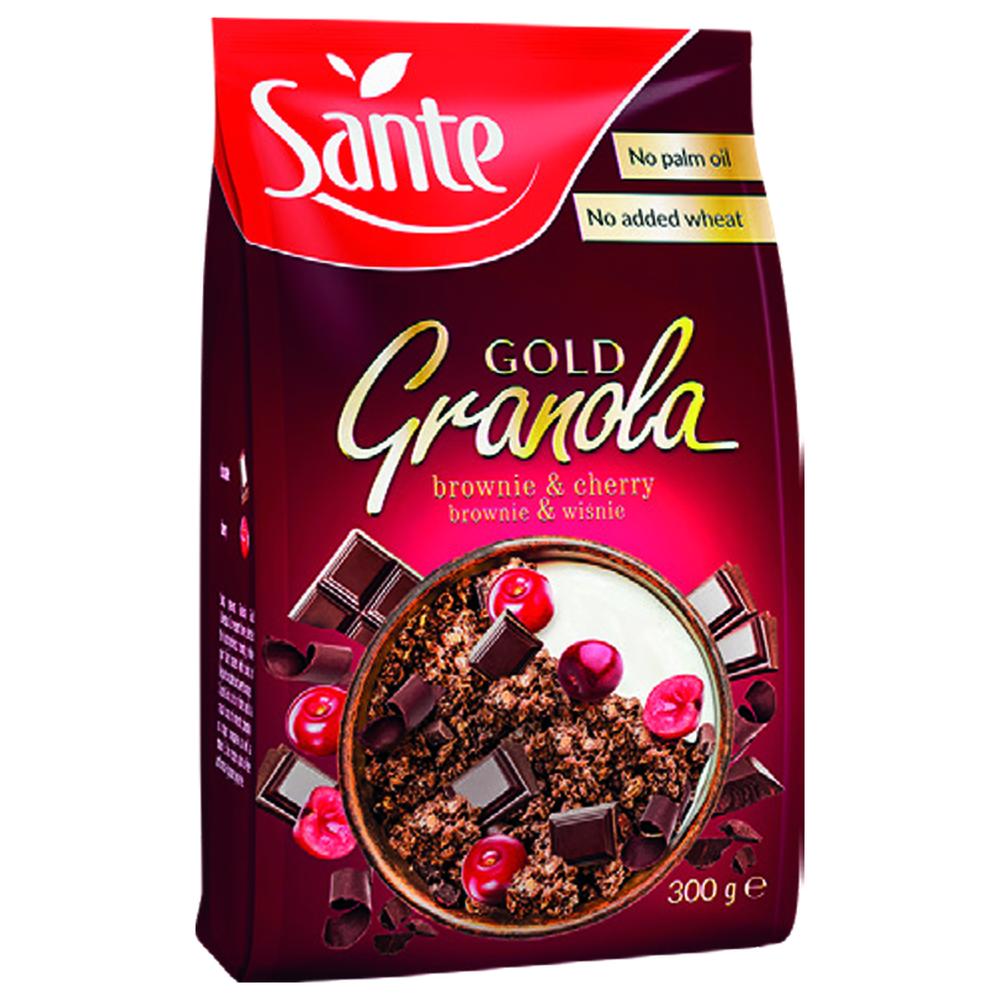 Granola Gold Brownie Cherry Sante 300g