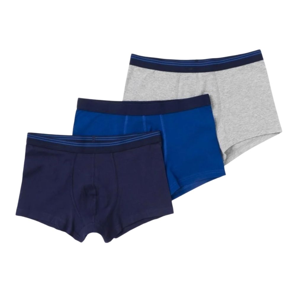 Lot 3 Boxers Unis Homme Marine