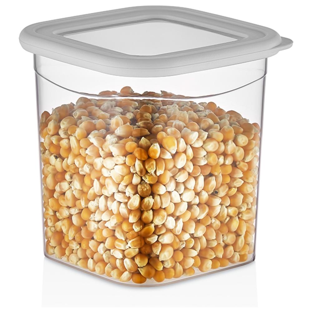 Boîte Alimentaire Carrée Élégante Transparente 90cl