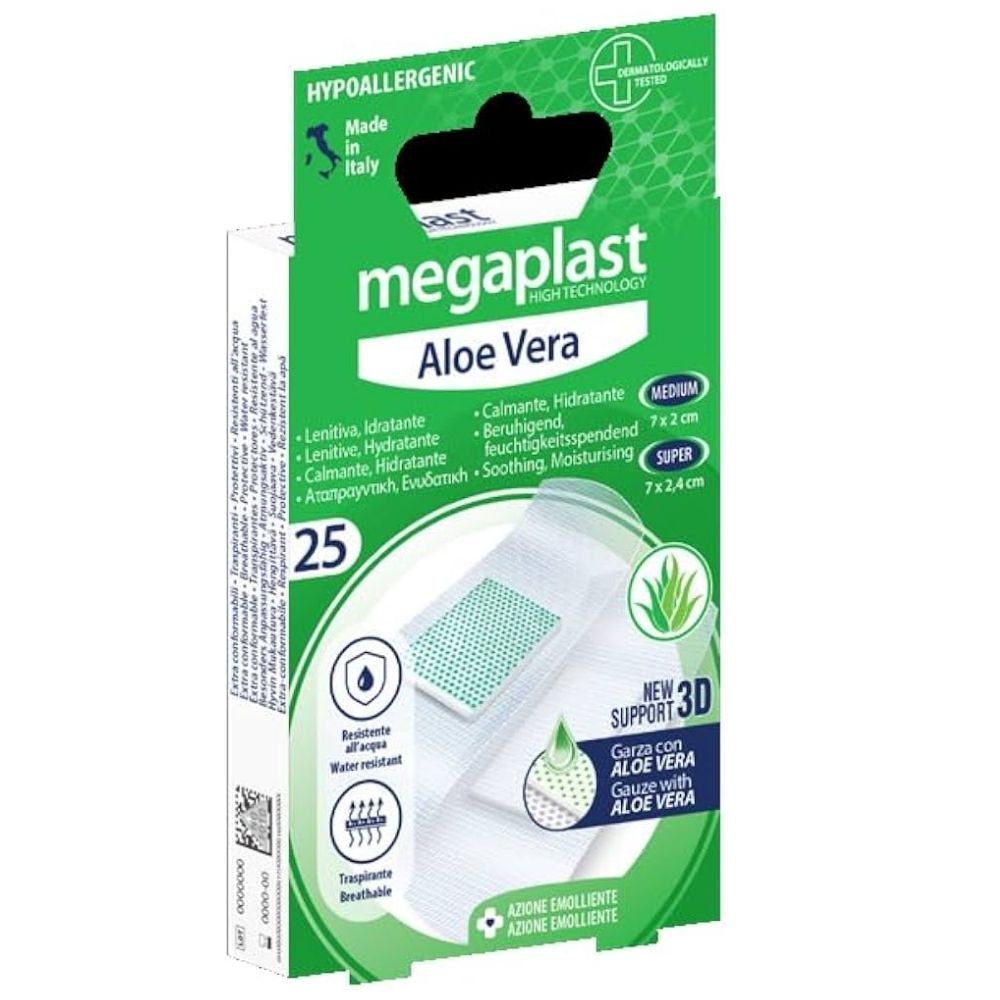 [717263] Pansements Aloe Vera Megaplast 25 unités