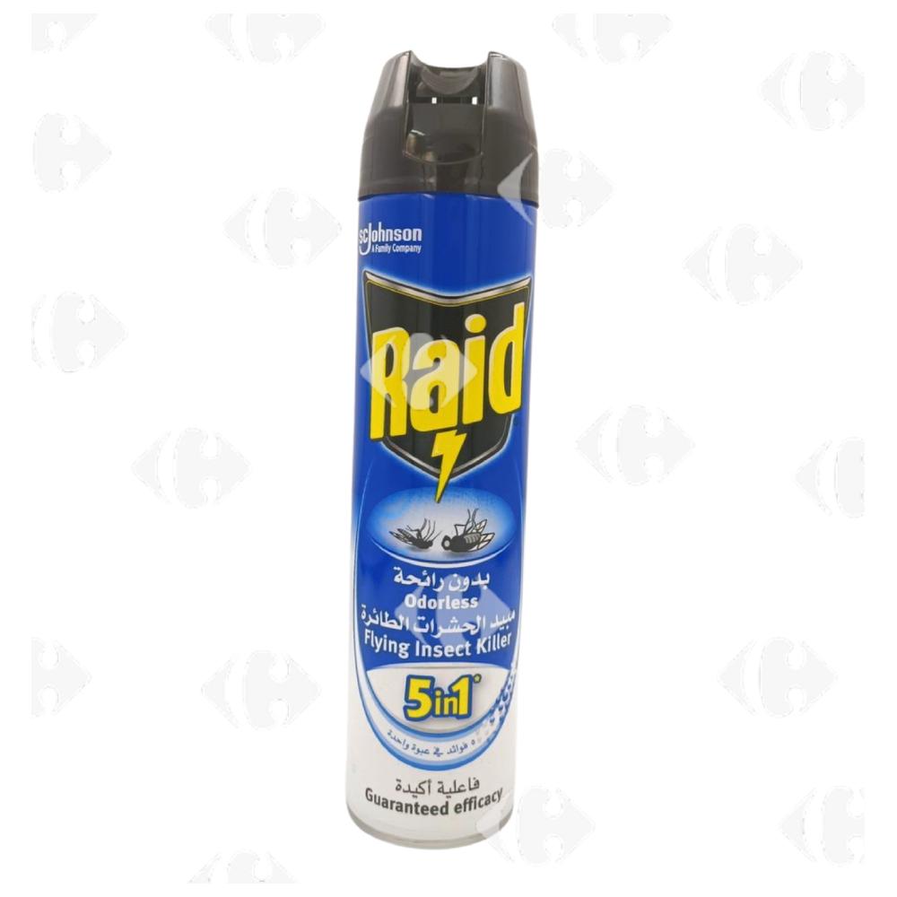 Aérosol Anti-volants Sans Odeur Raid 400ml.