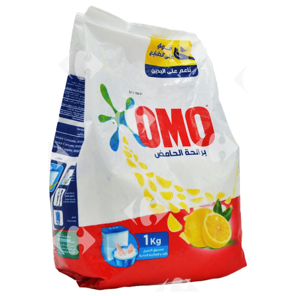 Détergent Lessive Main Citron Omo Matic 1kg