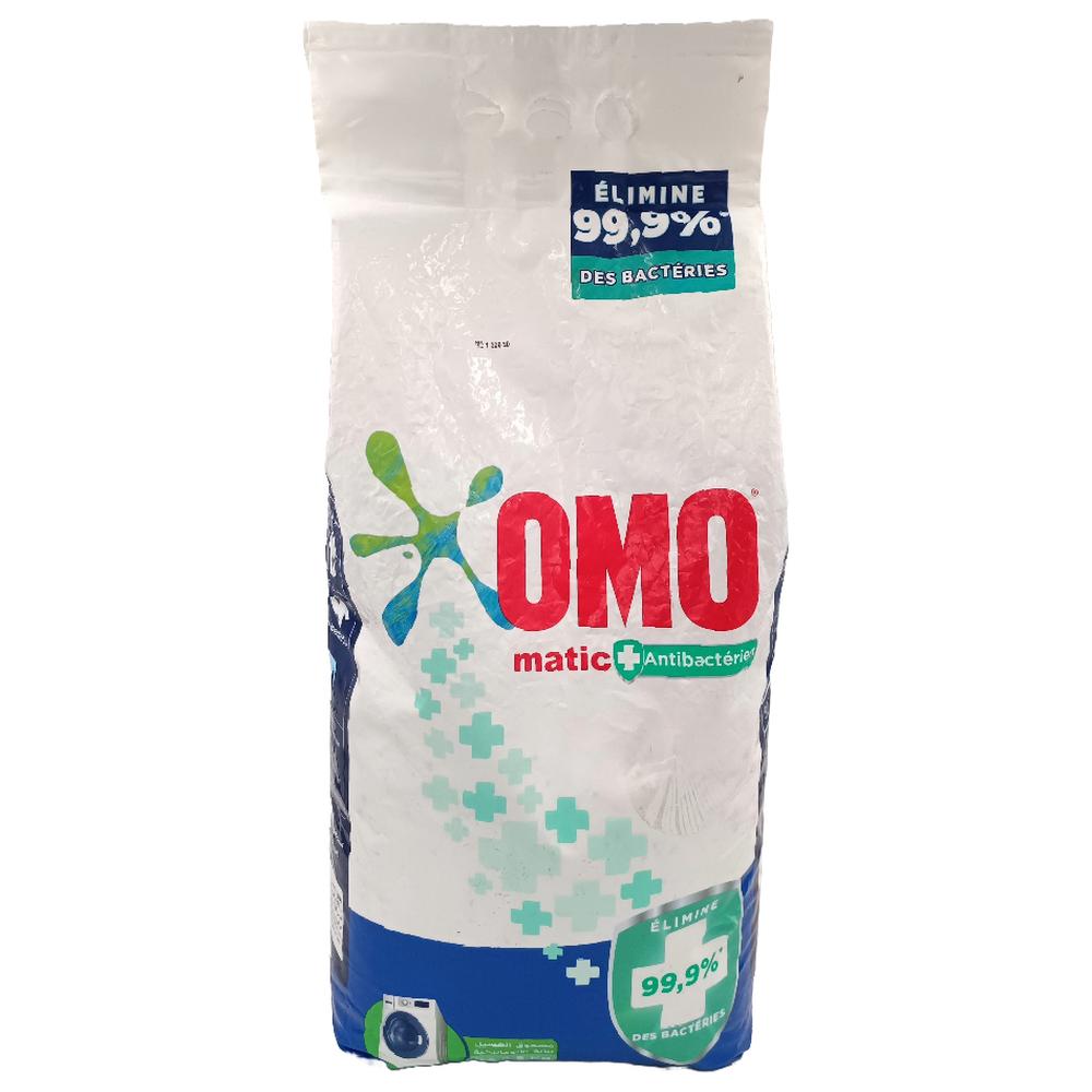 Détergent Lessive Poudre Machine Antibactérien OMO Matic 6,5kg