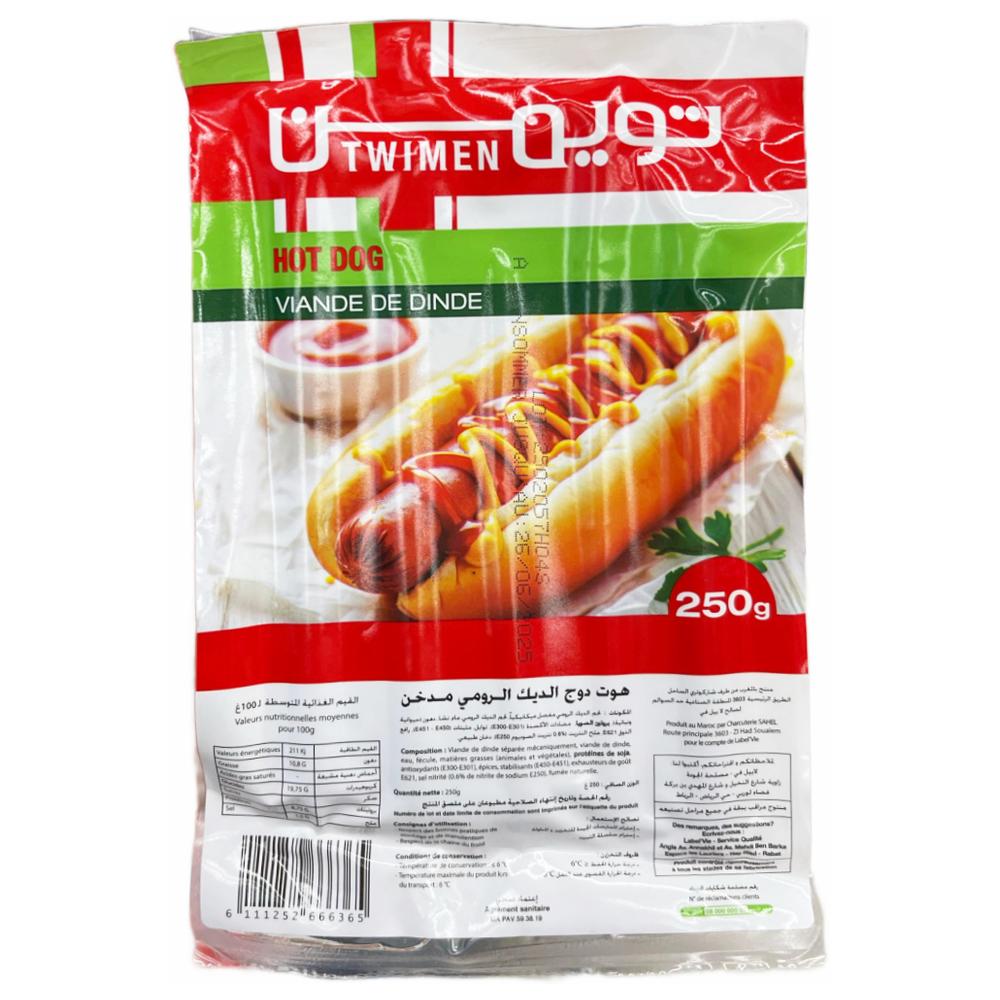 [727911] Hot Dog - Charcuterie - Twimen 250g