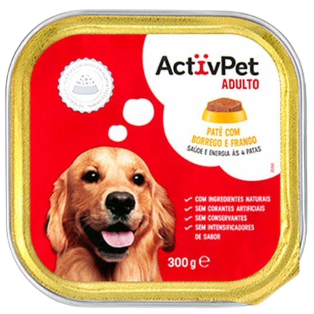 [643919] Pâtée pour Chien au Mouton et Poulet Activpet 300G