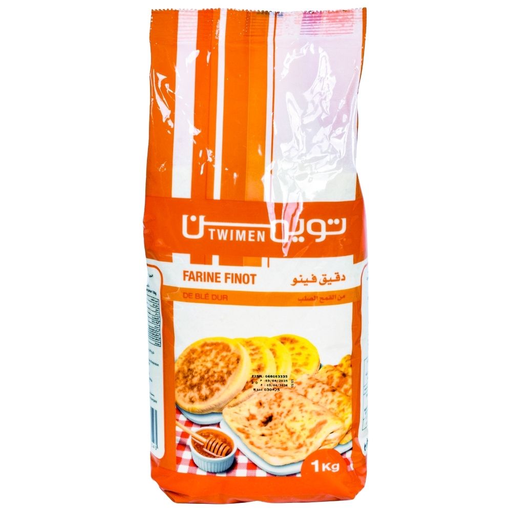 [722654] Farine de Blé Dur Finot Twimen 1 kg