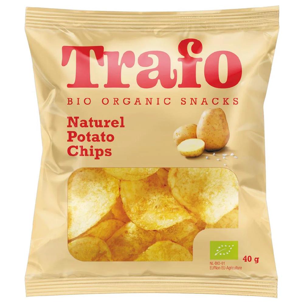 Chips Nature Salées Bio Trafo 40g