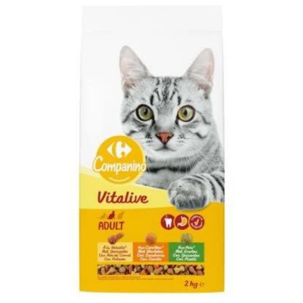 [570590] Croquettes pour Chat Adulte Carrefour Companino 2kg