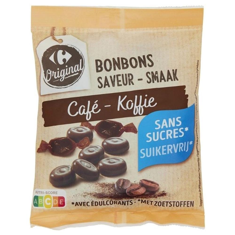 [638018] Bonbons au Café sans Sucre Carrefour Original 120g