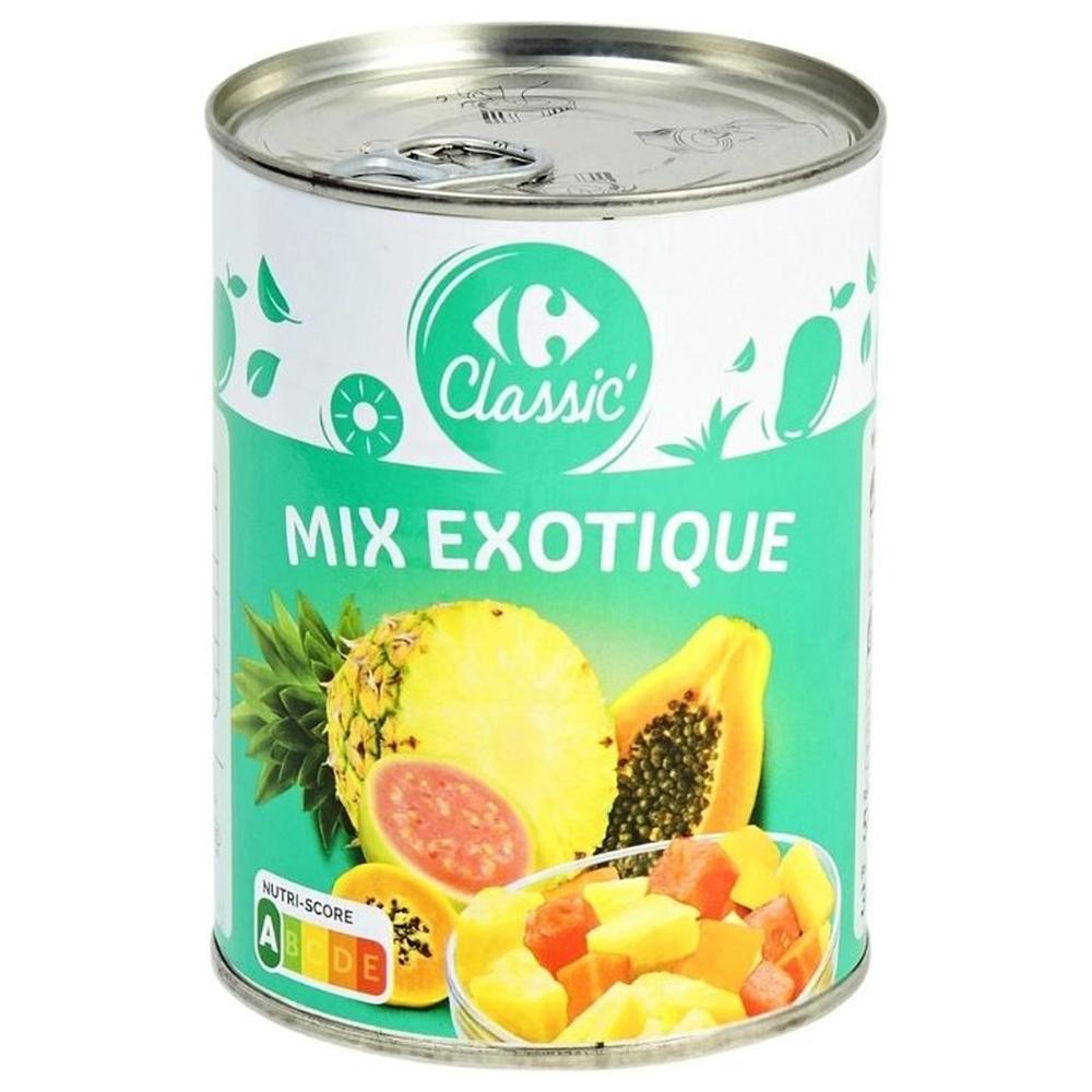 [704788] Fruits au Sirop Mix Exotique Carrefour Classic 340g