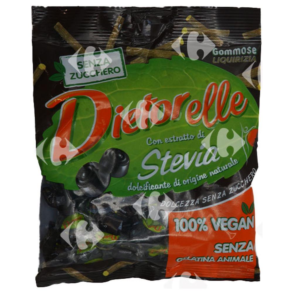 Bonbons Douces Réglisse Sans Sucre et Sans gluten Dietorelle 70g