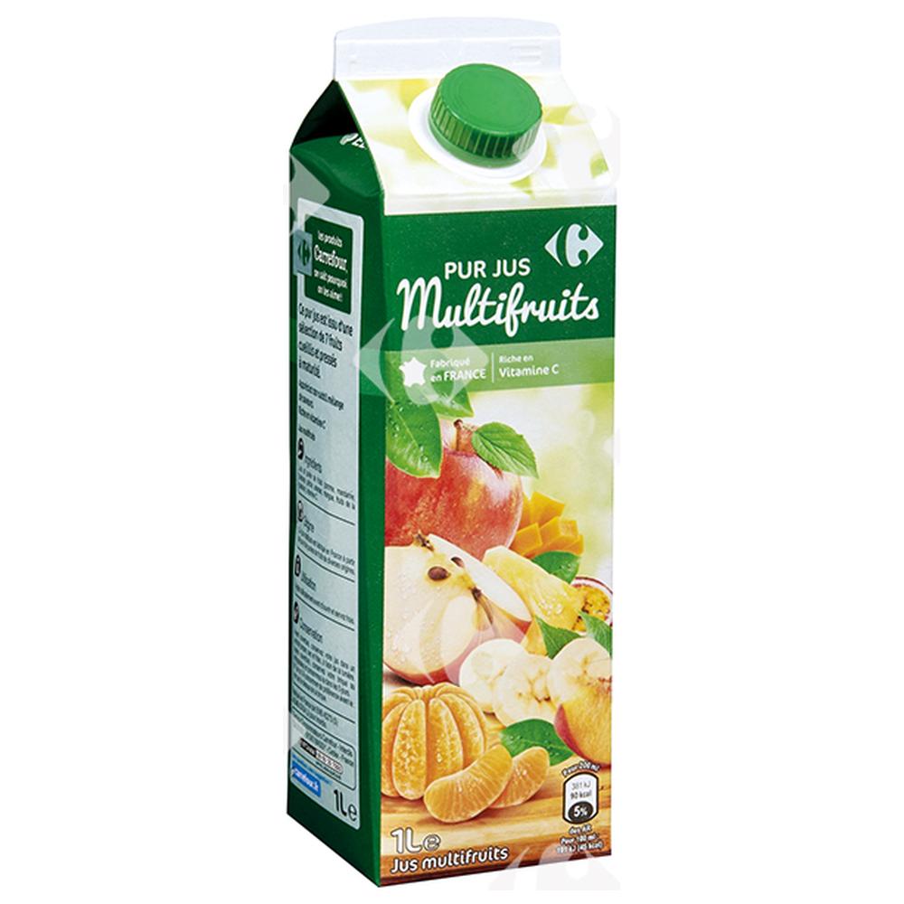 [627056] Pur Jus Multifruits Carrefour 1L