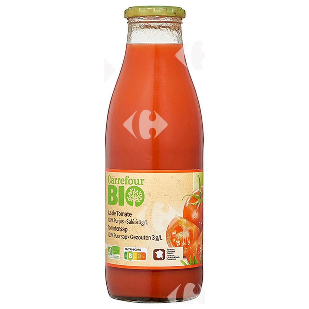 [638064] Pur Jus de Tomate Carrefour Bio 75cl