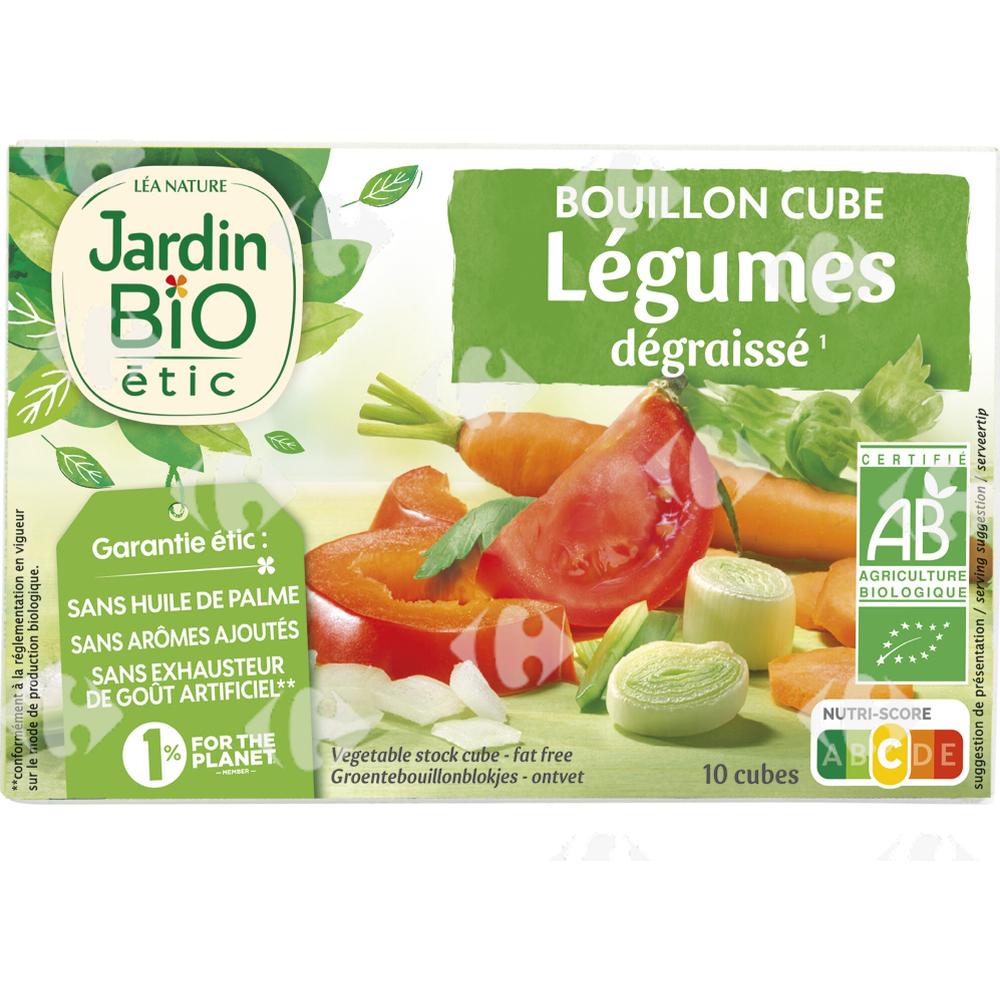 Bouillon Cube Légumes Dégraissé Bio Jardin Bio 9x10g
