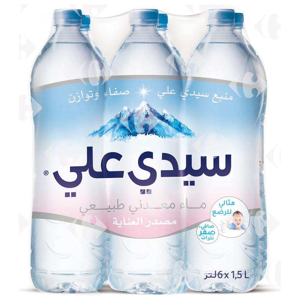 Pack Eau Sidi Ali 6x1,5L