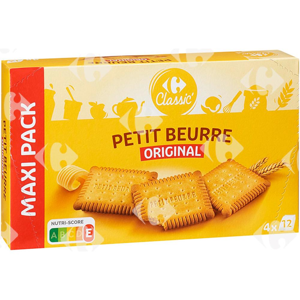 [163553] Biscuits Secs Petit Beurre Carrefour 2x200g