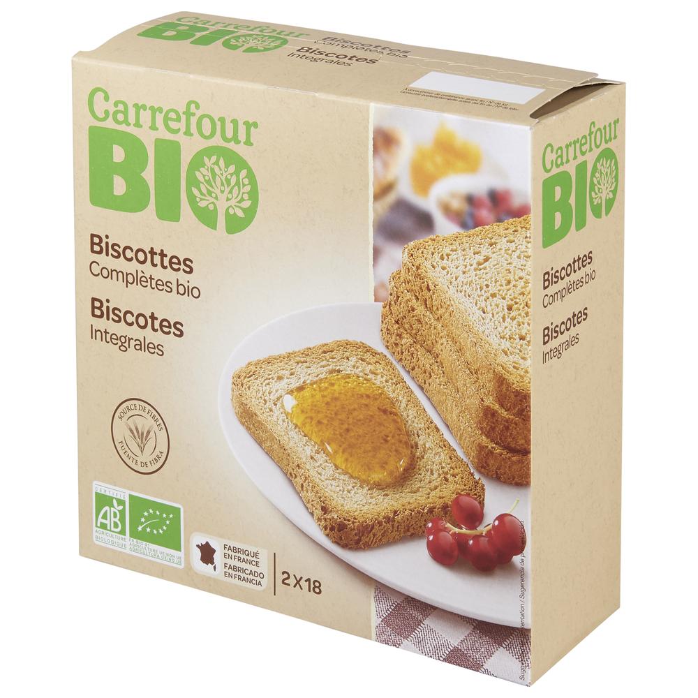 [209611] Biscottes Complètes Carrefour Bio 300g