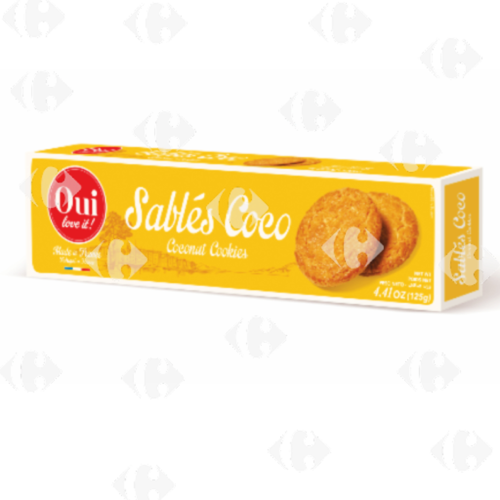 Sablés Dorés à la Noix de Coco Oui Love It 125g
